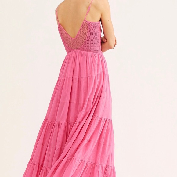 Free People Dresses & Skirts - HP! Rare Free People floral appliqué maxi dress